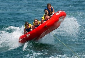 4 kids tubing