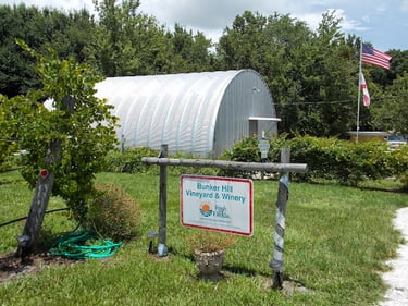 Green House on Bunker Hill Vineyard 