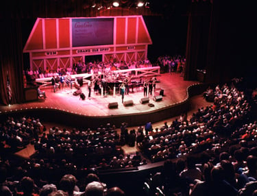 Inside the Grand Ole Opry in nashville