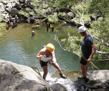 Kauai Waterfall Rappelling