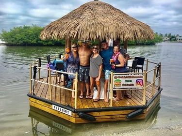 Sandbar and Swim Tiki Boat Sarasota, Florida 4