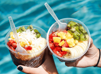 3 Natives Smoothies - two smoothies bowls