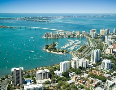 birds of view of sarasota