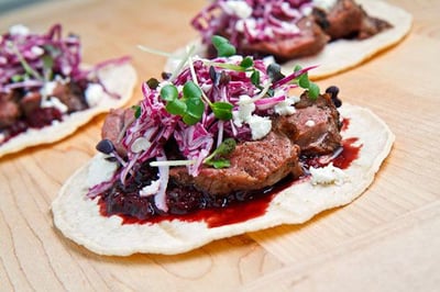 duck tacos