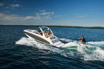 family boating in florida