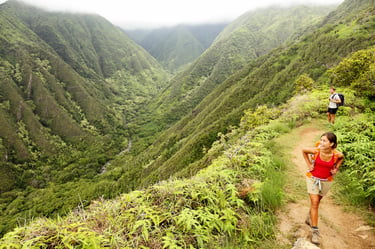 hiking in Maui