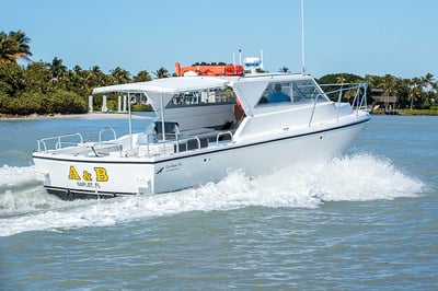 naples white charter fishing boat