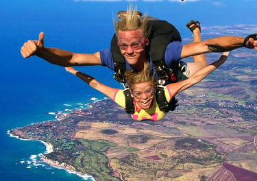 skydiving on Maui