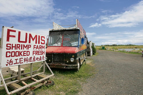 Fumi's Garlic Shrimp Oahu