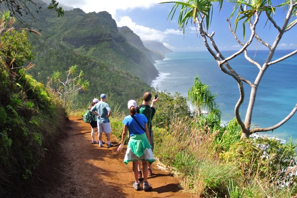 Hiking in Kauai