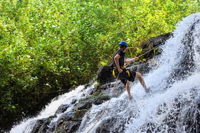 Kauai Waterfall Rappelling