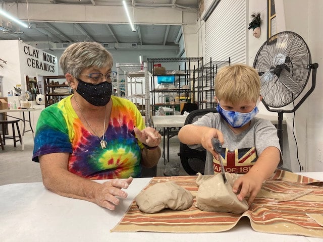 Pottery Class with Children in Fort Myers