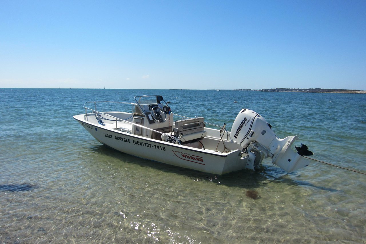 Boat on the Cape Cod shore for rent