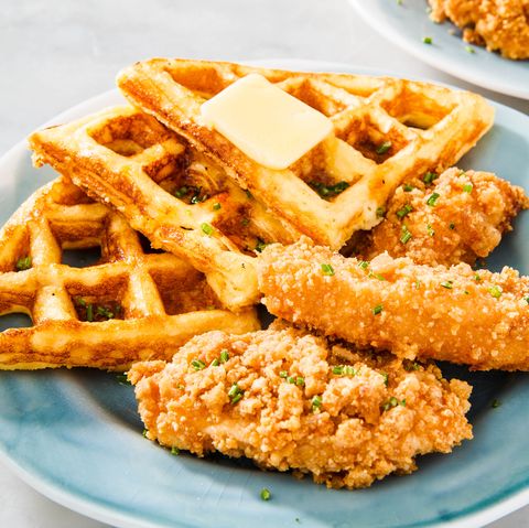 chicken and waffles