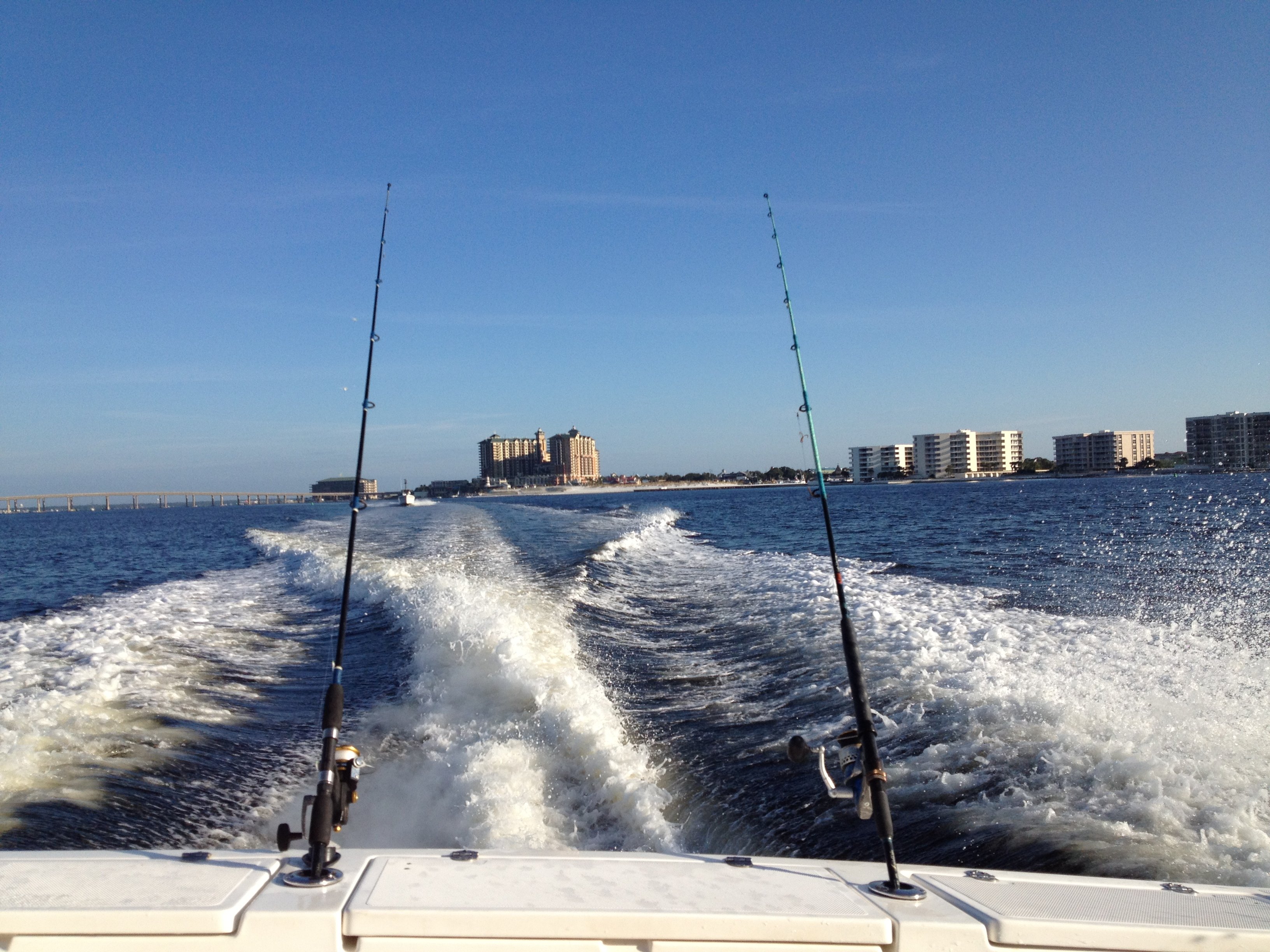 fishing off the coast