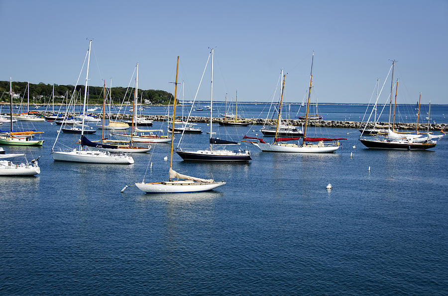 sail boats in the middle of the ocean on Martha's Vineyard