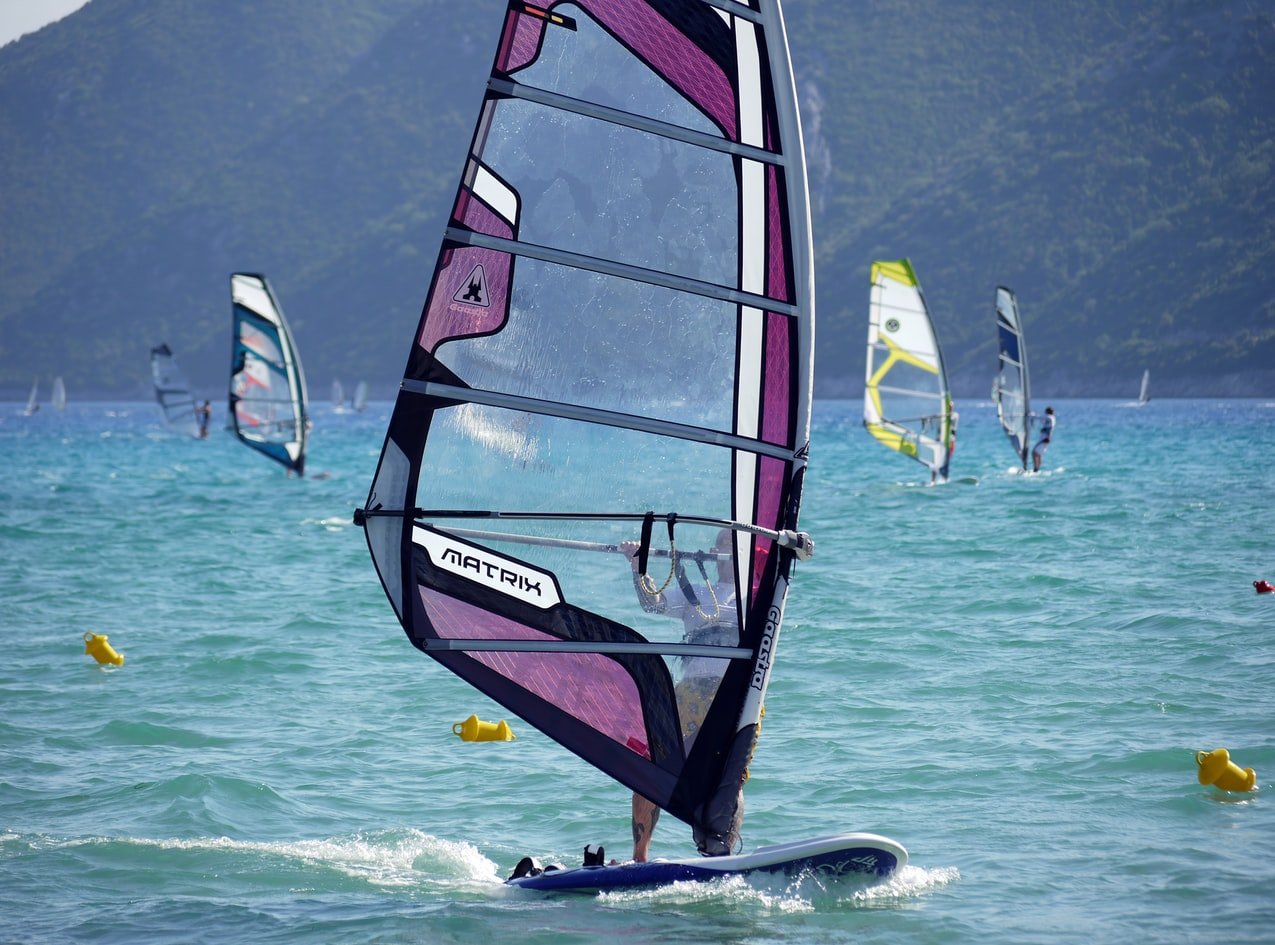 windsurfing